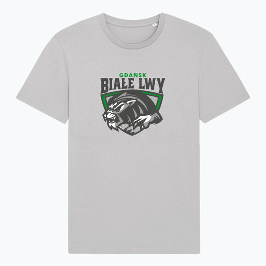 Jasny t-shirt Białe Lwy Gdańsk