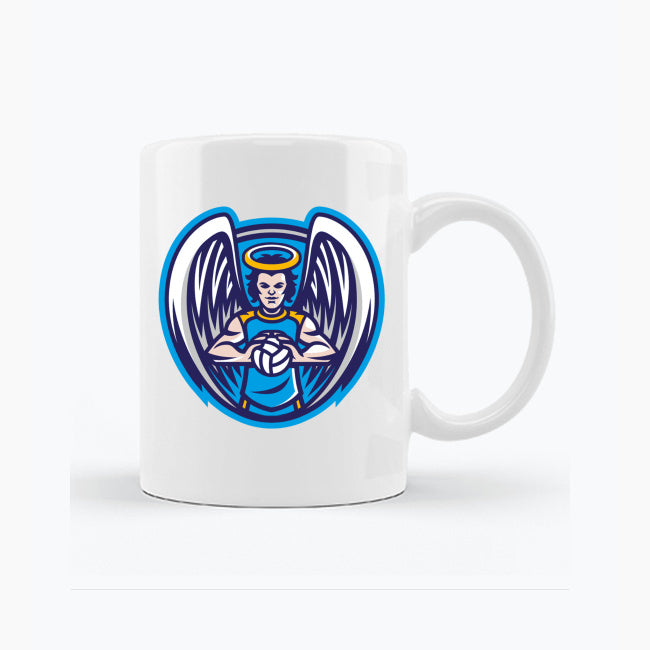 Biały kubek CUK Anioły Toruń