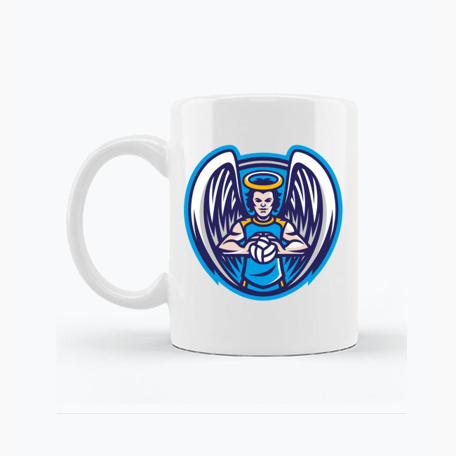 Biały kubek CUK Anioły Toruń