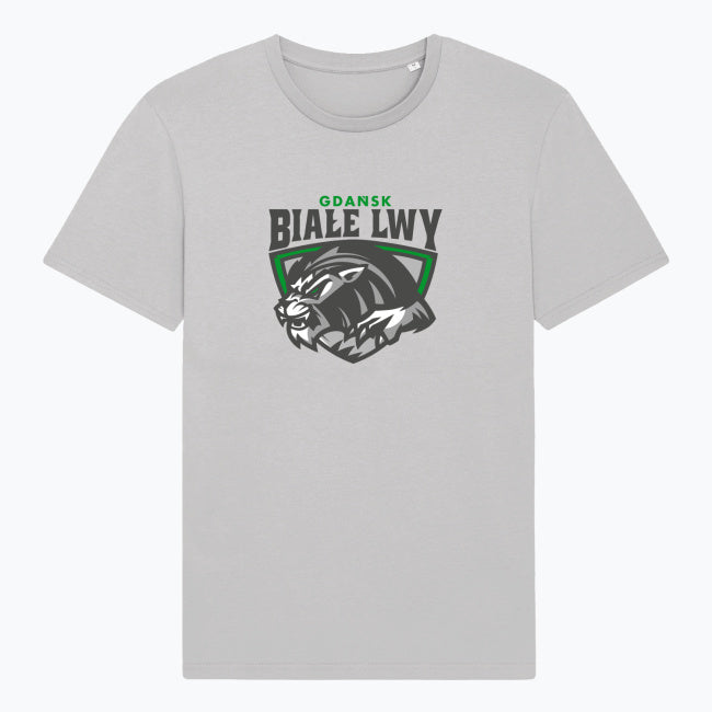 Jasny t-shirt Białe Lwy Gdańsk