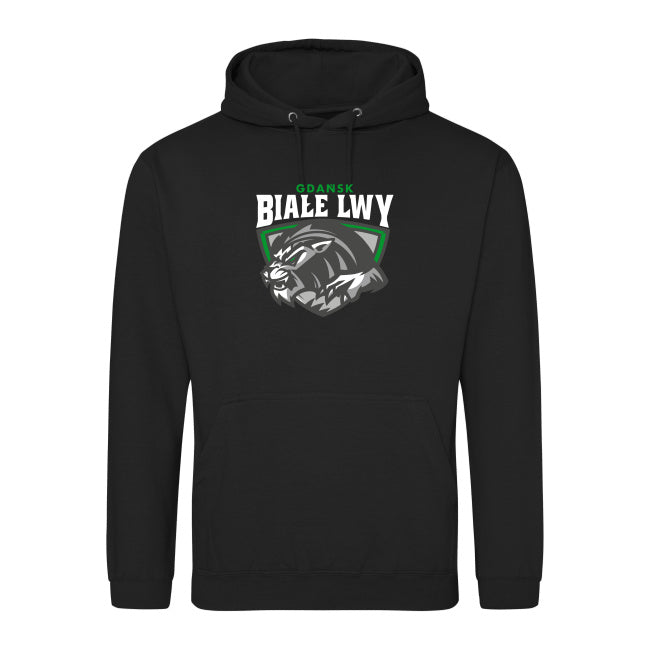 Czarna bluza Białe Lwy Gdańsk