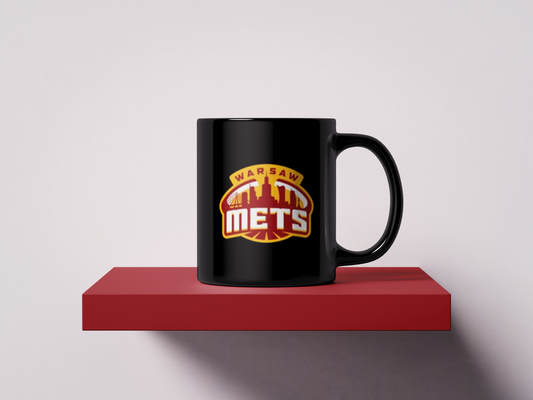 Czarny kubek Warsaw Mets